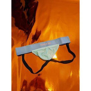 🍑Peaches of Jake Jockstrap Iceberg Blue 2" Waistband Mesh Mint Pouch